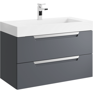 Тумба под раковину Aqwella Cube 90см серый CUB0109GR